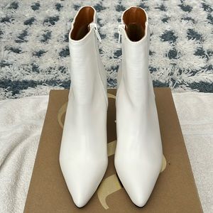 Charlotte Russell white booties